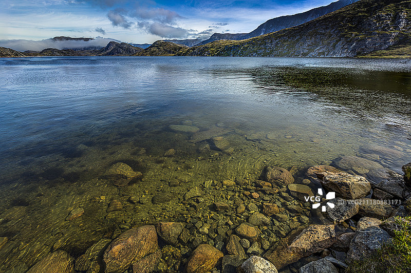 卡西吉安UIT的静谧水面图片素材