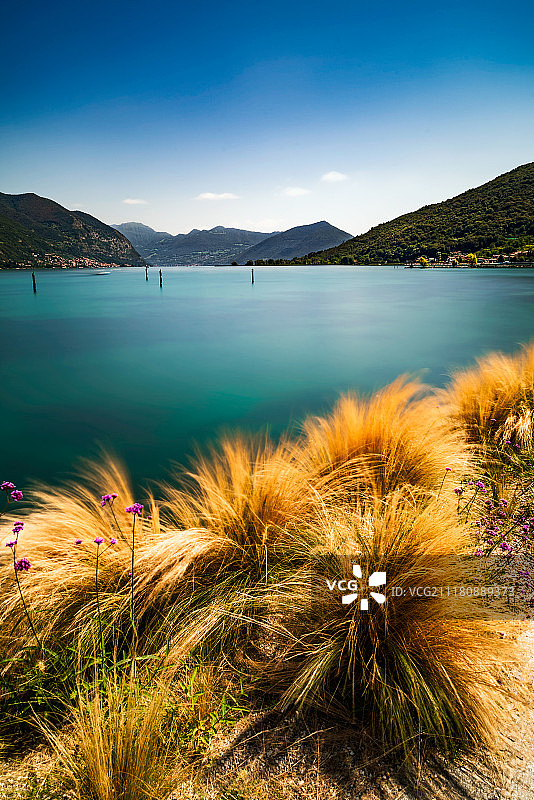 伊塞奥湖图片素材