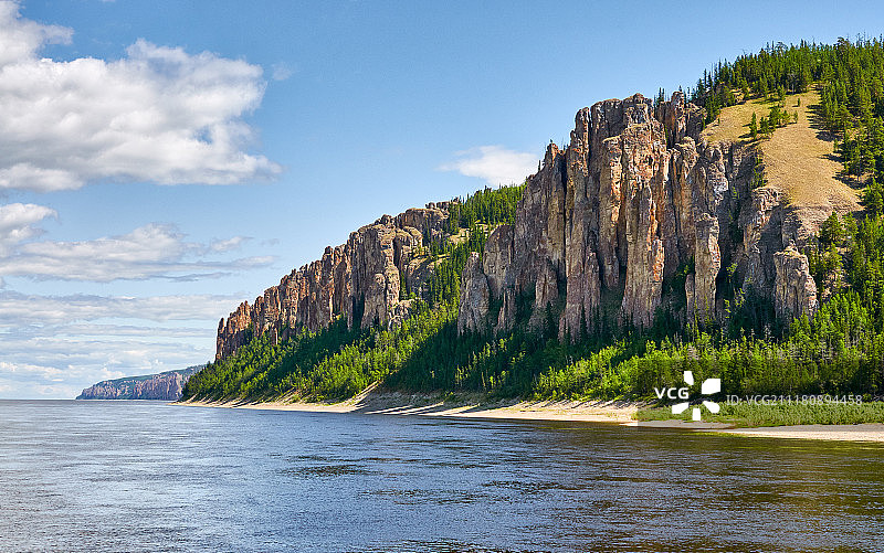 勒拿河柱国家公园，雅库特，俄罗斯图片素材