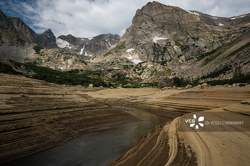 伊莎贝尔湖的沙滩，科罗拉多州图片素材