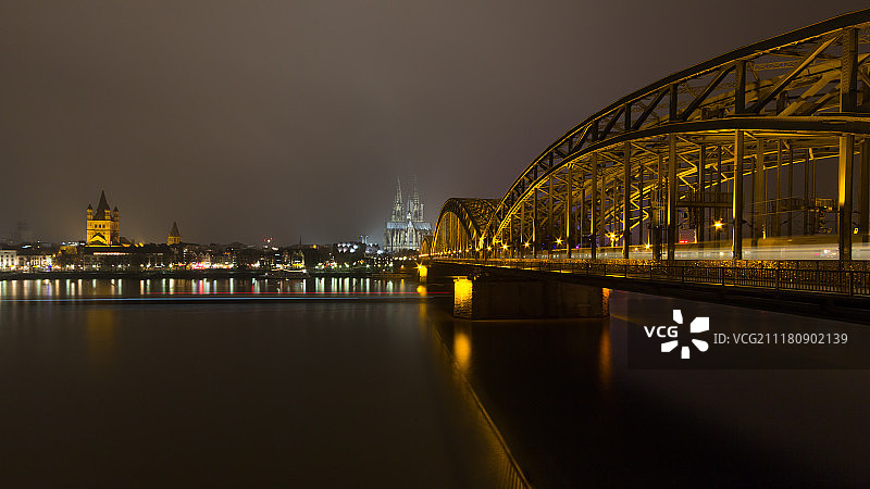 科隆夜景图片素材