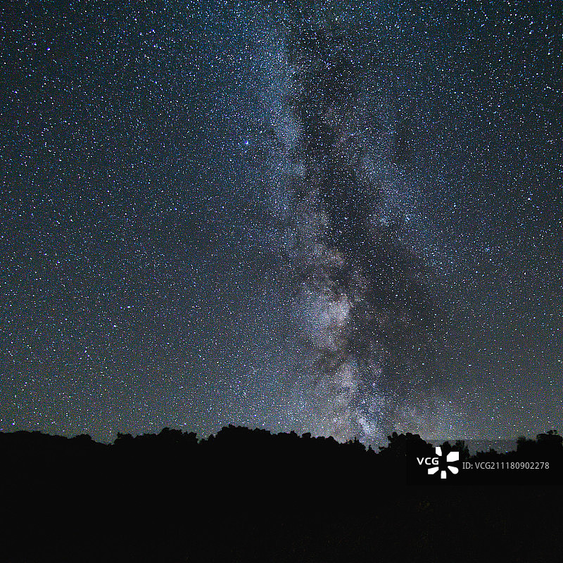 科西嘉岛的银河系图片素材