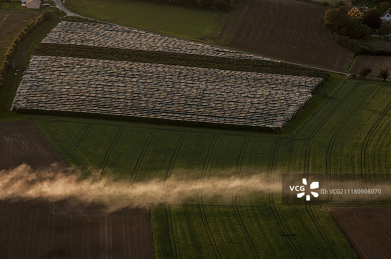 空中葡萄园图片素材