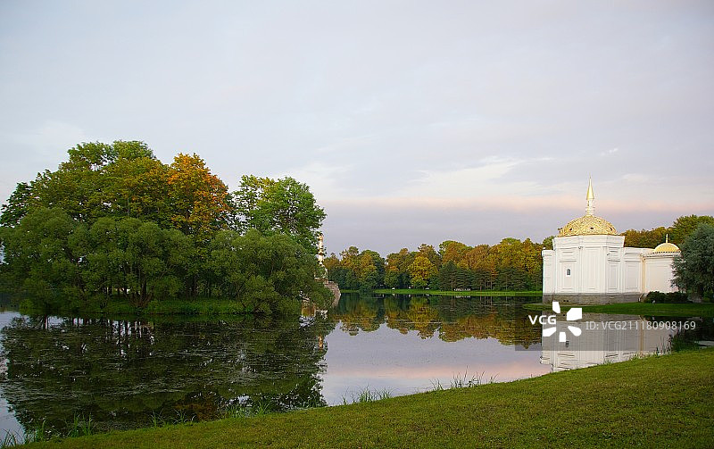 夏日傍晚图片素材