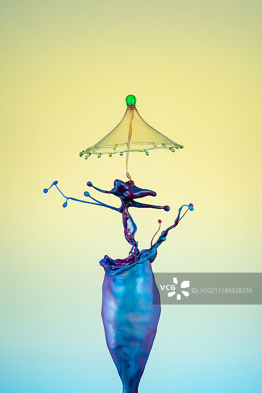 液体艺术溅起的水花图片素材