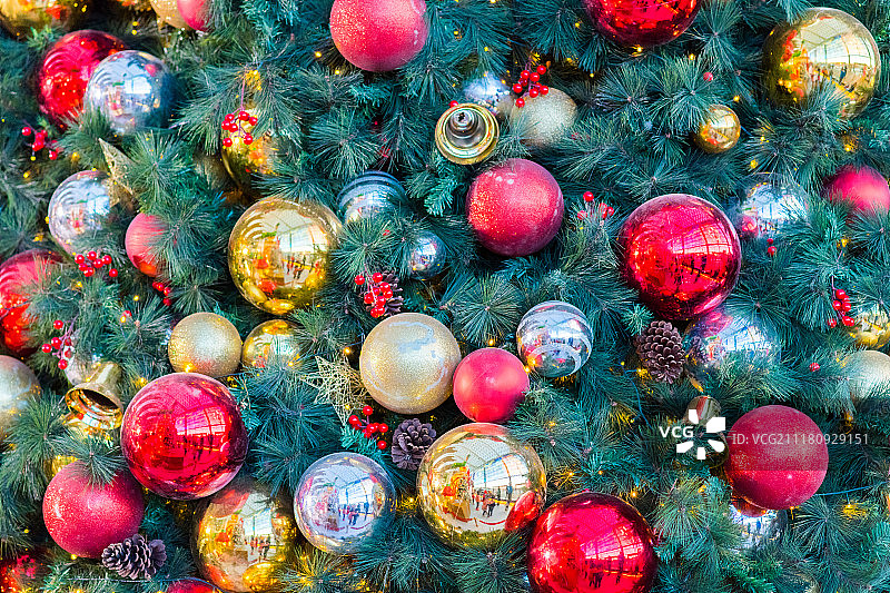 圣诞树装饰物图片素材