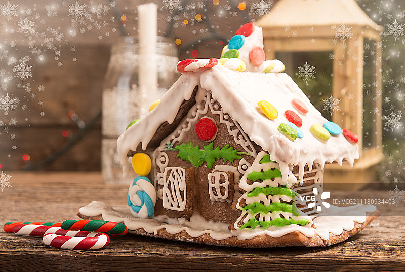 姜饼屋：欧洲圣诞节传统图片素材