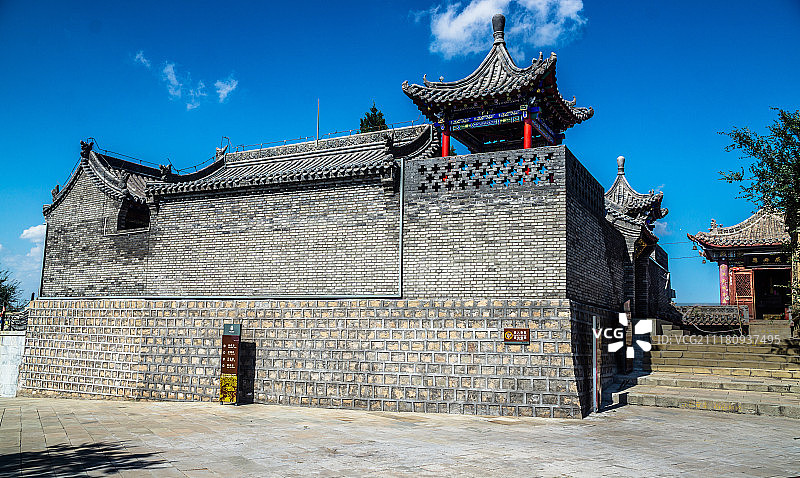 陕西神木市二郎山景区自然景观图片素材