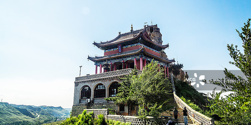 陕西神木市二郎山景区自然景观图片素材