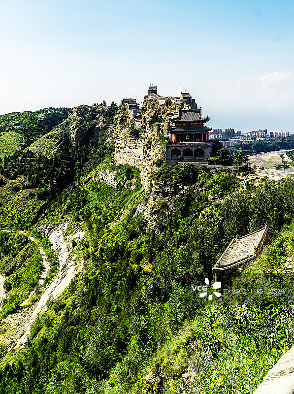 陕西神木市二郎山景区自然景观图片素材