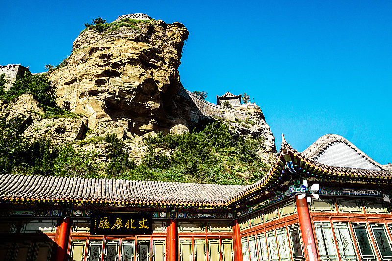 陕西神木市二郎山景区自然景观图片素材