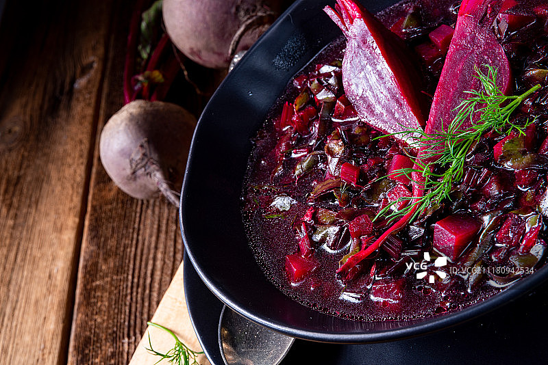 俄式美味红菜汤图片素材