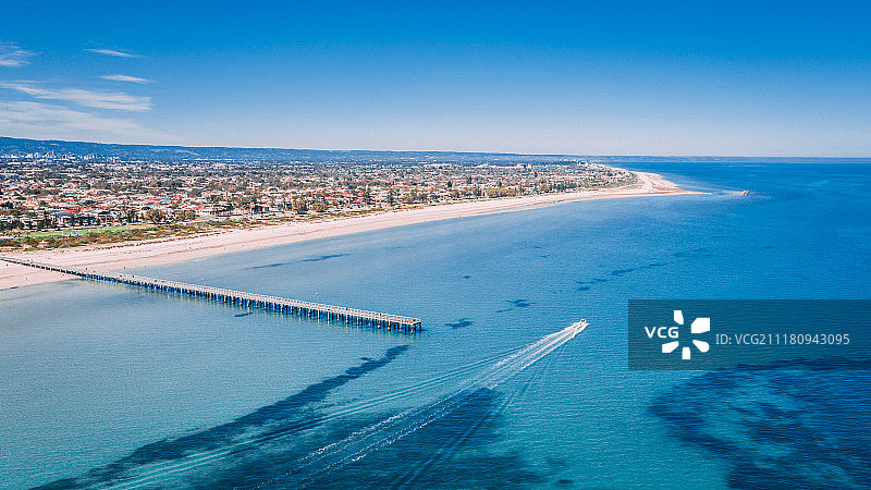 信号机海滩图片素材