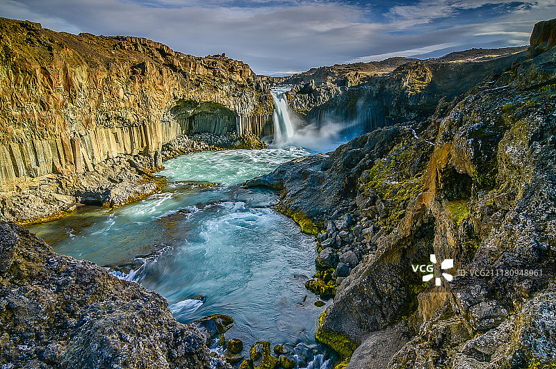 阿尔代亚瀑布图片素材