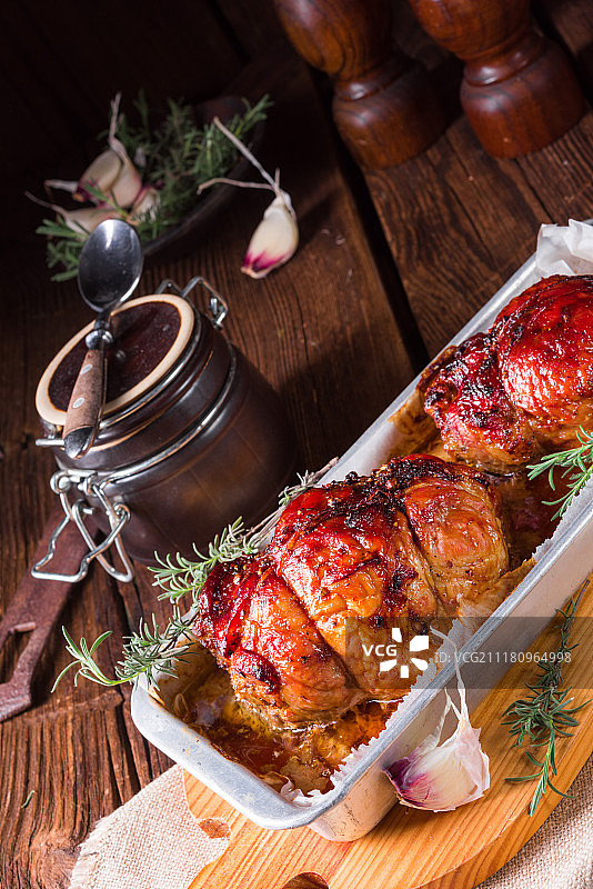 李干培根小烤肉图片素材