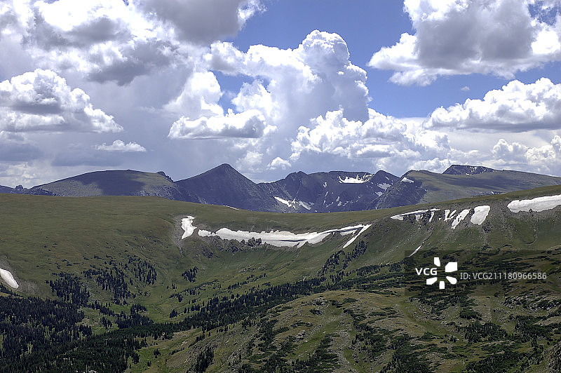 科罗拉多山脉和山谷图片素材