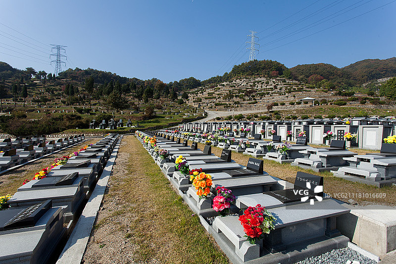 公园墓地图片素材