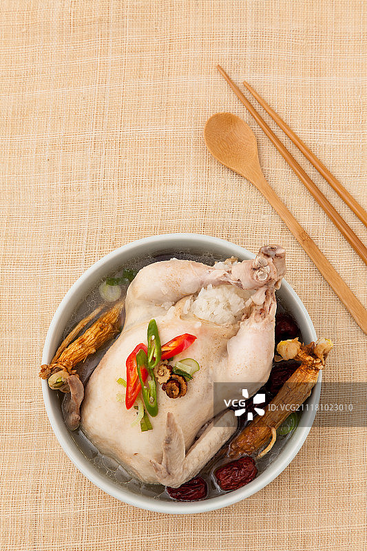 韩式鸡汤图片素材