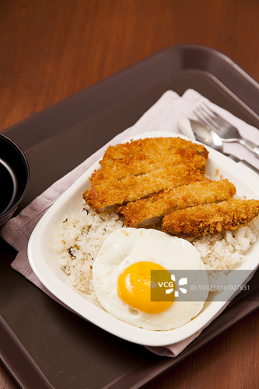 炸猪排图片素材