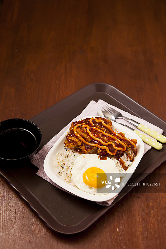 炸猪排图片素材