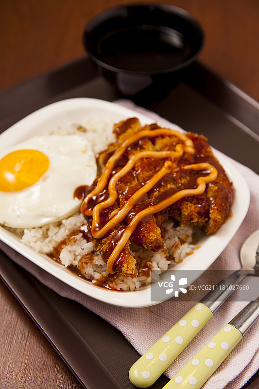 炸猪排图片素材