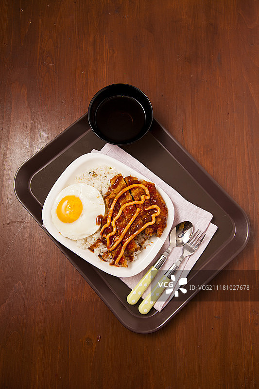 炸猪排图片素材