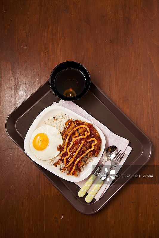 炸猪排图片素材