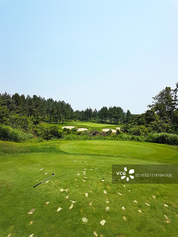 绿色高尔夫球场图片素材