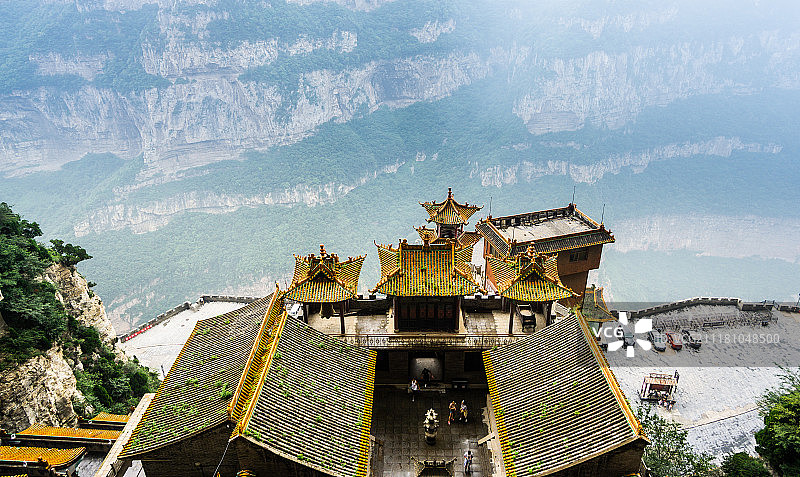 山西绵山风景区风光图片素材