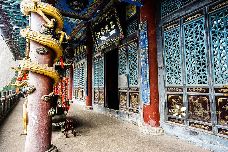 山西绵山风景区风光图片素材