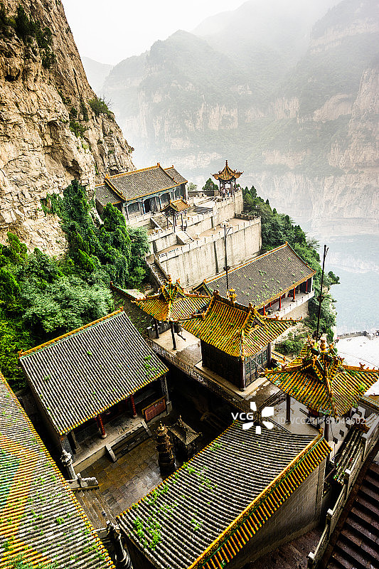 山西绵山风景区风光图片素材