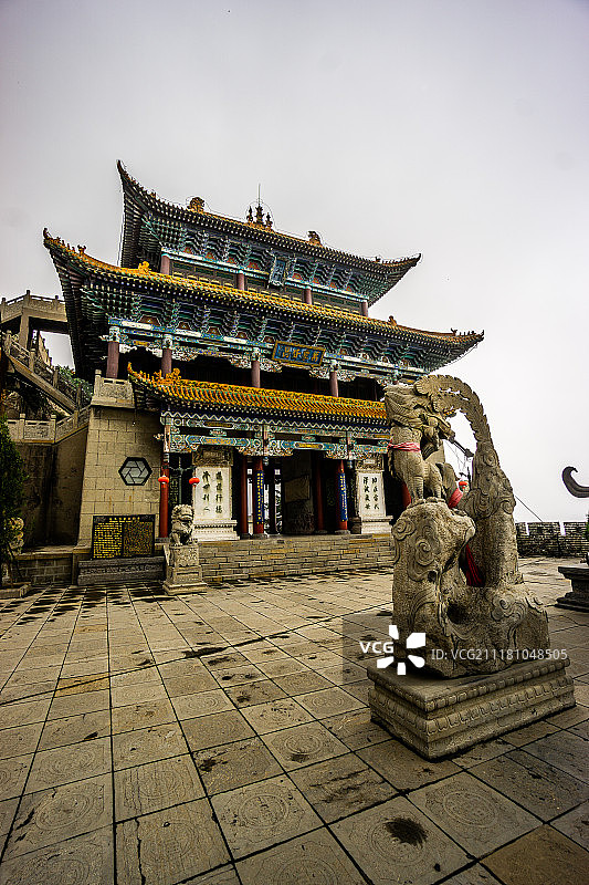 山西绵山风景区风光图片素材