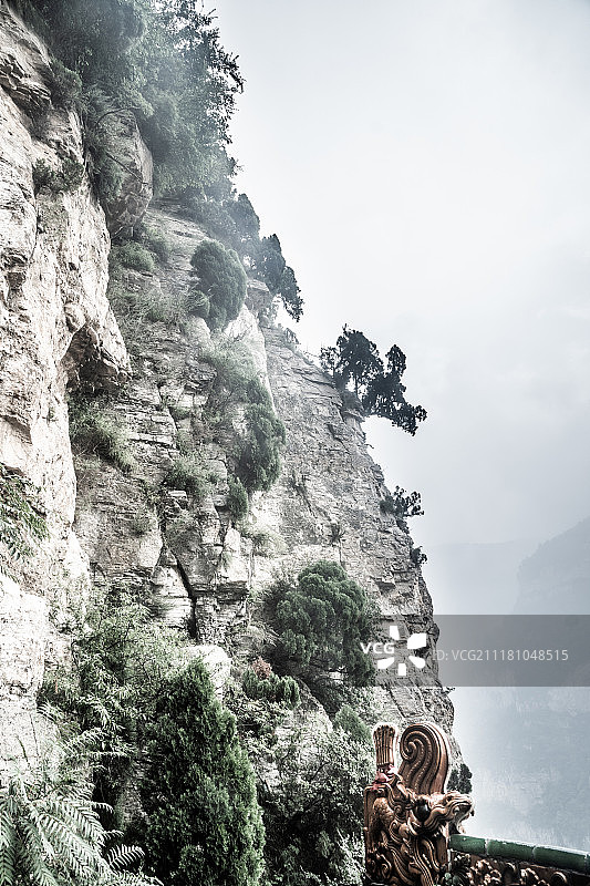 山西绵山风景区风光图片素材