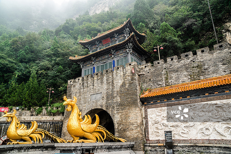 山西绵山风景区风光图片素材
