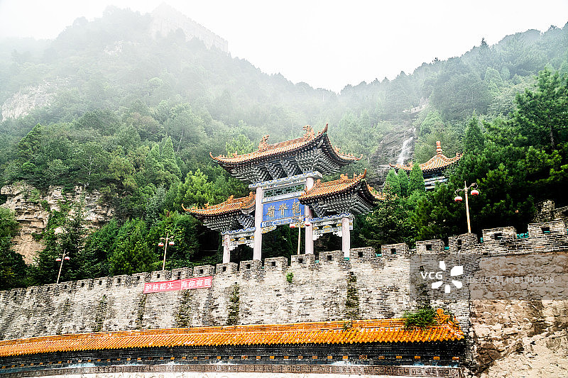 山西绵山风景区风光图片素材