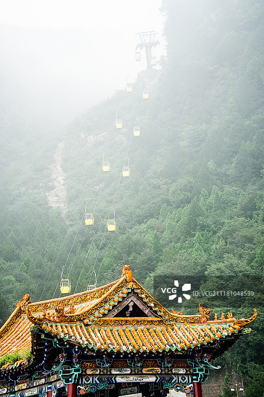 山西绵山风景区风光图片素材