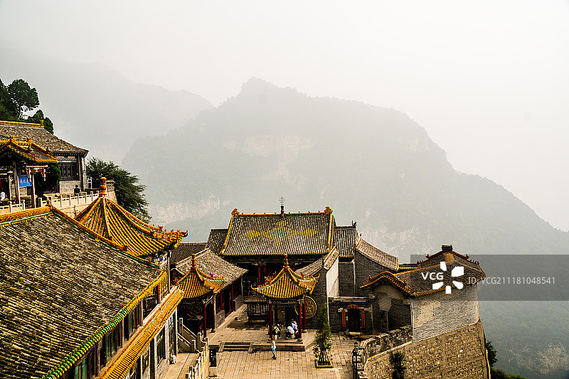 山西绵山风景区风光图片素材