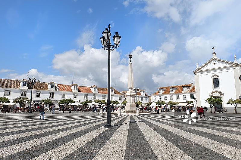 葡萄牙阿尔加维蓬巴尔侯爵广场图片素材