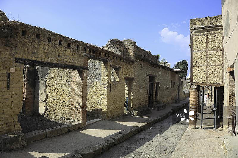 意大利埃尔科拉诺赫库兰尼姆遗址图片素材