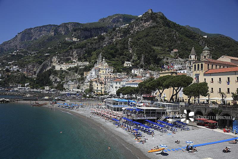 意大利坎帕尼亚阿马尔菲图片素材