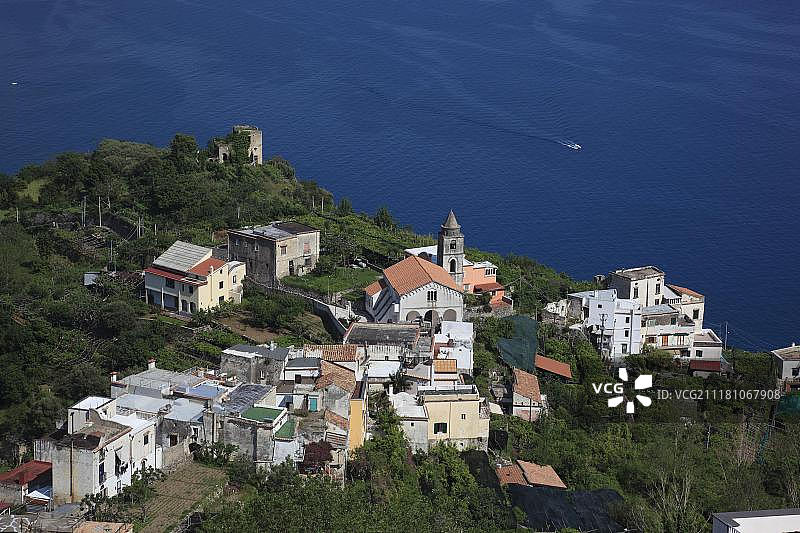 意大利坎帕尼亚阿马尔菲海岸景色图片素材