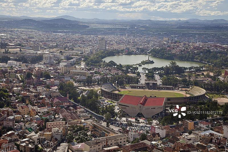 马达加斯加塔那那利佛阿诺西湖城市体育场景观图片素材