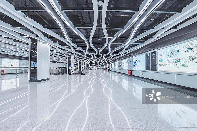 波形回廊图片素材