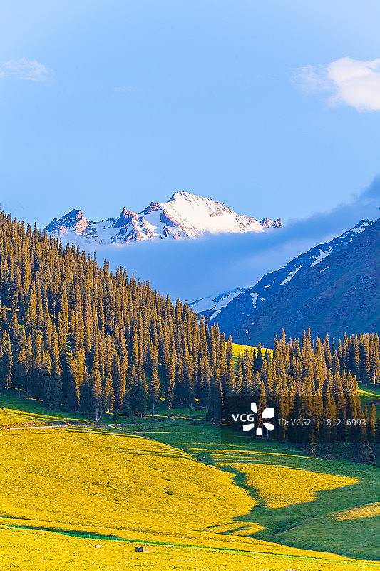 新疆拉拉提草原风光图片素材