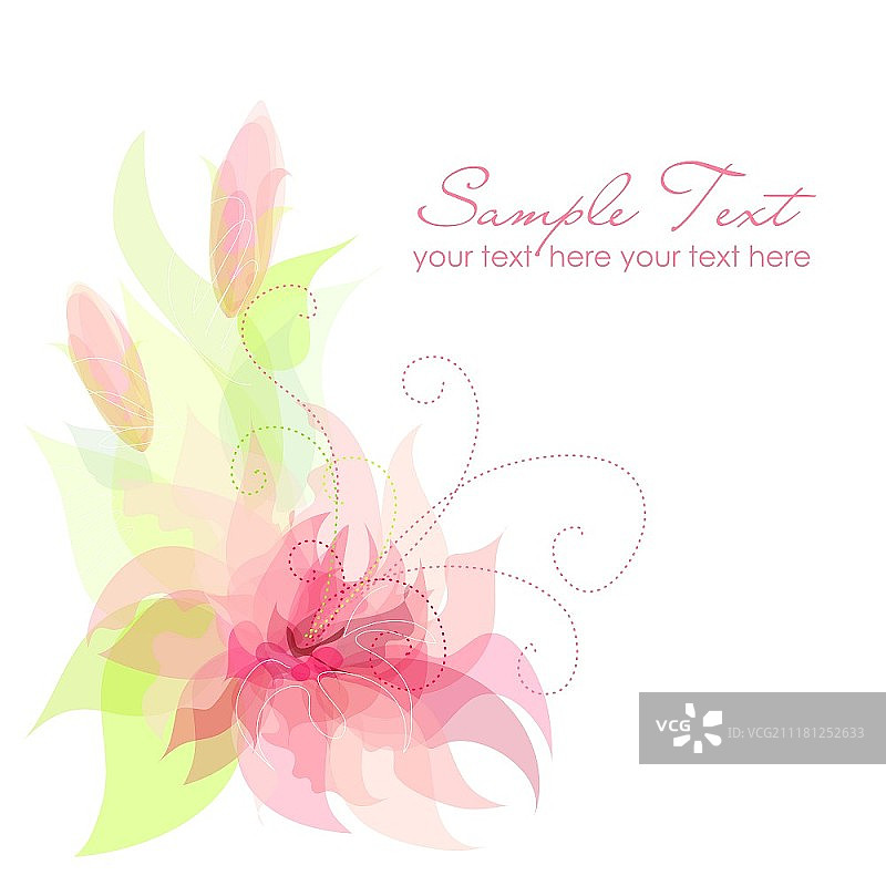 浪漫花卉背景图片素材