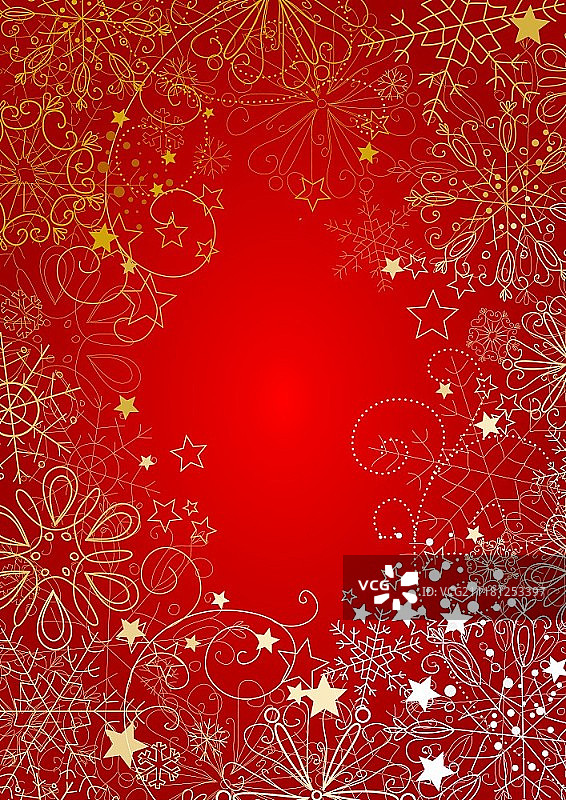 红色圣诞节背景图片素材