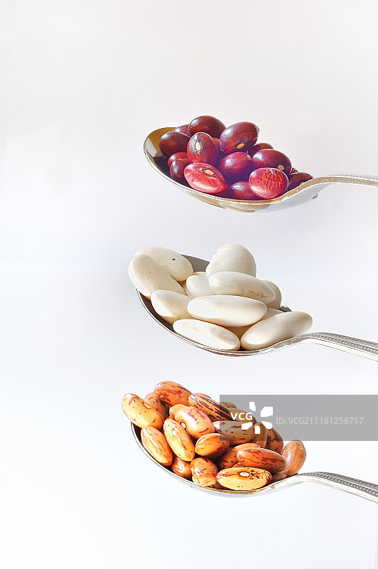 不同类型的豆类图片素材