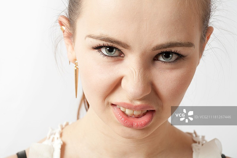 愤怒的美国青少年图片素材