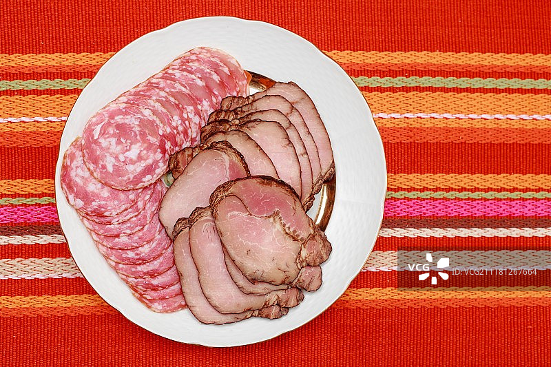 火腿切片图片素材