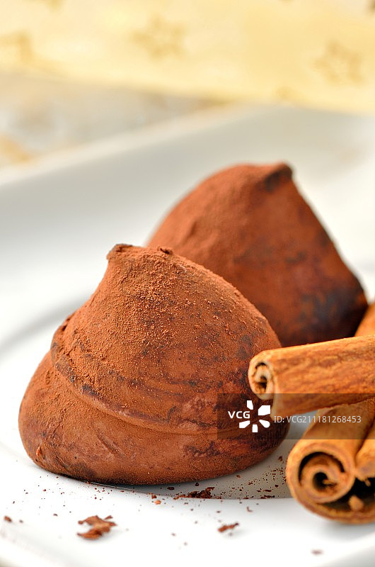 巧克力松露图片素材